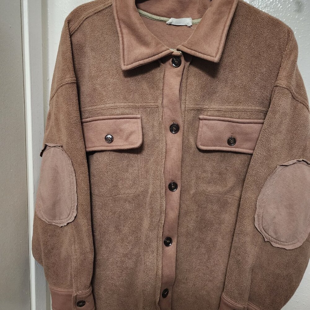 Brown Shacket - Picture 2 of 5
